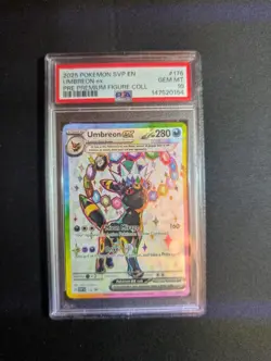 Pokemon TCG Umbreon EX SVP176 Full Art Promo PSA 10 - Image 1