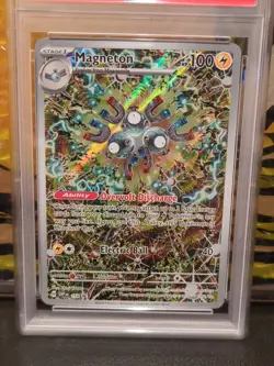 2024 POKEMON SVP EN-SV BLACK STAR PROMO #159 MAGNETON PSA 9 - Image 4