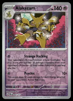 Alakazam 082/167 Rare Twilight Masquerade Pokemon Reverse Holo Near Mint - Image 1