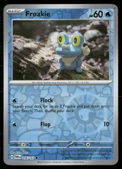 Froakie 056/167 Common Twilight Masquerade Pokemon Reverse Holo Near Mint - Image 1