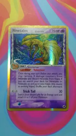 Pokemon Ninetales Delta Species EX Dragon Frontiers Holo 2006 MP/HP - Image 1