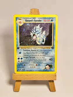 Giovanni's Gyarados 1st Edition First Pokemon Karte Gym Challenge Garados - Image 1