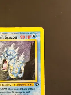 Giovanni's Gyarados 1st Edition First Pokemon Karte Gym Challenge Garados - Image 3