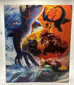 [USED] Kyogre Vs Groudon Japanese Pokemon Center Collection File Binder 2006 - Image 1