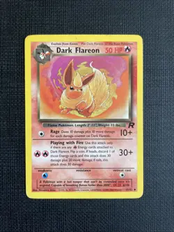Pokemon TCG Dark Flareon Team Rocket 35/82 Regular - MP - Image 1