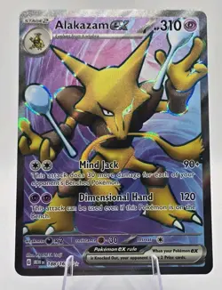 Alakazam ex 188/165 Sv: Scarlet & Violet 151 Holo Ultra Rare Pokemon - NM - Image 1