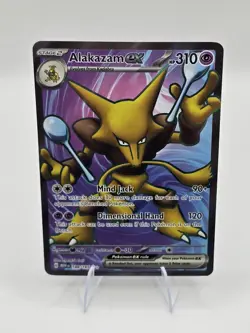 Alakazam ex 188/165 Sv: Scarlet & Violet 151 Holo Ultra Rare Pokemon - NM - Image 2