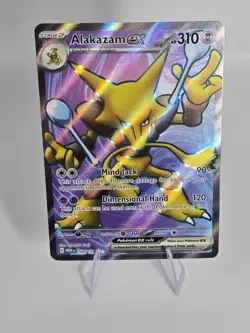 Alakazam ex 188/165 Sv: Scarlet & Violet 151 Holo Ultra Rare Pokemon - NM - Image 4