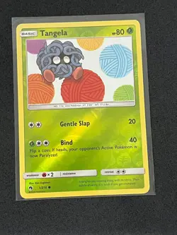 Tangela 1/214 Pokemon TCG SM - Lost Thunder Reverse Holo NM - Image 1