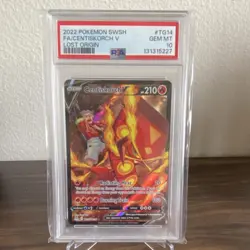 Pokemon 2022 EN Centiskorch V TG14/TG30 Lost Origin Trainer Gallery PSA 10 - Image 1