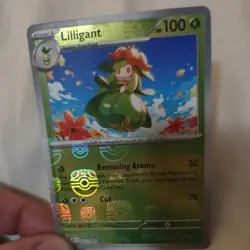 Pokemon TCG Lilligant Master Ball Pattern Uncommon SV: Black Bolt 007/086 NM - Image 1