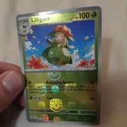 Pokemon TCG Lilligant Master Ball Pattern Uncommon SV: Black Bolt 007/086 NM - Image 2