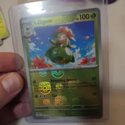 Pokemon TCG Lilligant Master Ball Pattern Uncommon SV: Black Bolt 007/086 NM - Image 4