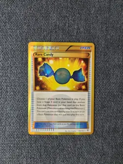 Rare Candy 105 Secret Rare Holo Plasma Blast Near Mint Condition Pokemon - Image 1