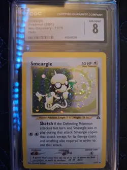 Pokemon Neo Discovery Smeargle TCG 11/75 Holo Unlimited Rare - Image 1