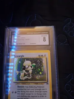 Pokemon Neo Discovery Smeargle TCG 11/75 Holo Unlimited Rare - Image 3
