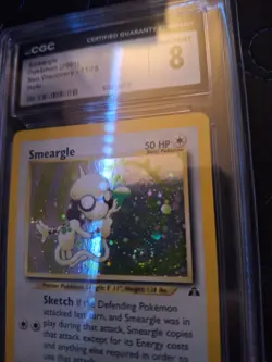 Pokemon Neo Discovery Smeargle TCG 11/75 Holo Unlimited Rare - Image 4