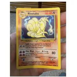 Pokemon Ninetales Base Set 12/102 Holo - Image 1