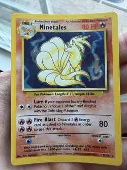 Pokemon Ninetales Base Set 12/102 Holo - Image 2