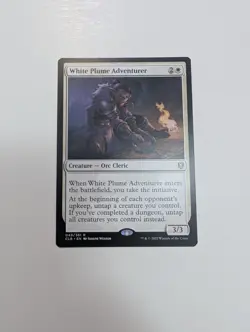 MTG - White Plume Adventurer - Baldur's Gate NM/M Condition - Image 1