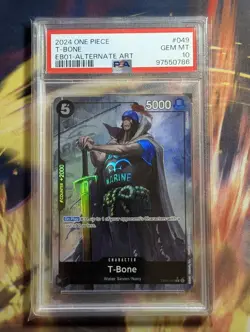 PSA 10 T-Bone EB01-049 Alt Art One Piece Memorial Collection English - Image 1