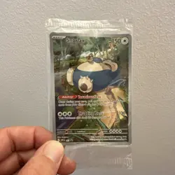Pokemon Card Snorlax SVP 051 Scarlet & Violet 151 BLACK STAR PROMO NM New Sealed - Image 4