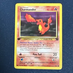Team Rocket #50/82 Charmander 1st Edition Pokemon Card LP - Image 1