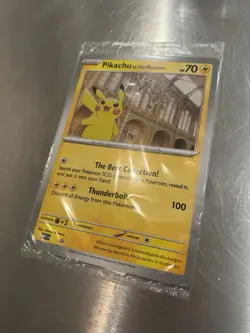 Pokemon TCG Pikachu at the Museum Jumbo Promo Card Natural History Museum UK x 2 - Image 2