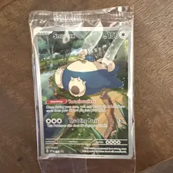 Pokemon Card Snorlax SVP 051 Scarlet & Violet 151 BLACK STAR PROMO NM Sealed - Image 1