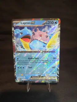 Pokemon TCG Lapras EX POR 022/088 Rare Holo Basic 210 HP English Card - Image 1