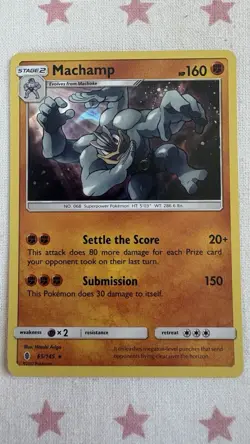 Machamp 65/145 Guardians Rising Holo Rare Pokemon TCG Card - Image 1