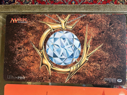 Mtg Mox Diamond Playmat Play Mat Signed great condition - Image 1