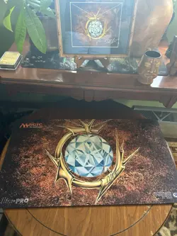 Mtg Mox Diamond Playmat Play Mat Signed great condition - Image 2