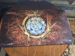 Mtg Mox Diamond Playmat Play Mat Signed great condition - Image 3