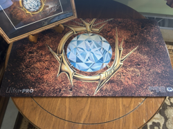 Mtg Mox Diamond Playmat Play Mat Signed great condition - Image 4