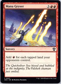 Mana Geyser 247 Common Commander: Secrets of Strixhaven Magic: The Gathering NM - Image 1