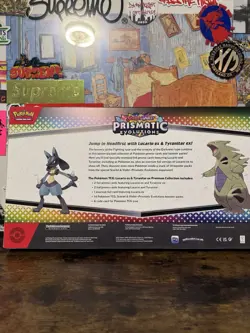 Pokemon Prismatic Evolutions Lucario EX & Tyranitar EX PRM Collection Fast Ship! - Image 2