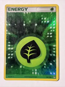 Pokemon Grass Energy 103/108 Power Keepers Holo Basic Energy Rare 2007 - Image 2