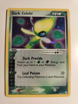 Dark Celebi 4/101 Hidden Legends Holo LP Pokemon - Image 1