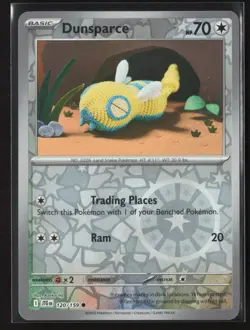 Dunsparce 120/159 Common Journey Together Pokemon Reverse Holo Near Mint - Image 1