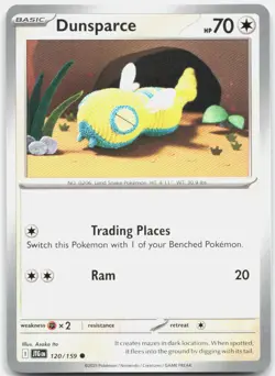 DUNSPARCE 120/159 COMMON JOURNEY TOGETHER POKEMON NM - Image 1