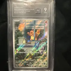 2023 POKEMON SV BLACK STAR PROMO OBSIDIAN FLAMES ETB #044 CHARMANDER TAG 9 - Image 1