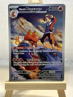 Pokemon Ethan's Magcargo 222/217 Me: Ascended Heroes Holo Illustration Rare - Image 1