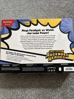Pokemon Ascended Heroes Mega Feraligatr, Mega Meganium & Mega Emboar Ex Bundle ✅ - Image 3