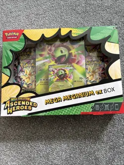 Pokemon Ascended Heroes Mega Feraligatr, Mega Meganium & Mega Emboar Ex Bundle ✅ - Image 4