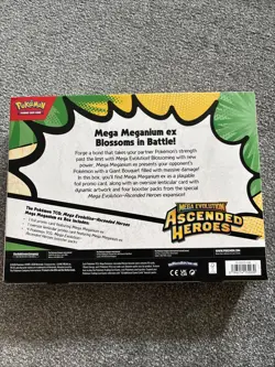 Pokemon Ascended Heroes Mega Feraligatr, Mega Meganium & Mega Emboar Ex Bundle ✅ - Image 5