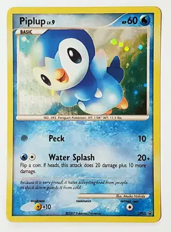 Pokemon TCG Piplup DP03 Pokemon Promo Reverse Holo Promo English 2007 - Image 1