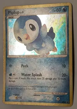 Pokemon TCG Piplup DP03 Pokemon Promo Reverse Holo Promo English 2007 - Image 3