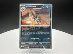 Mandibuzz Pokemon White Flare 064/086 Master Ball Pattern Holo SV NM - Image 1