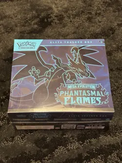 Phantasmal Flames ETB Sealed New Mega Evolution TCG SV08 Pokemon - Image 2